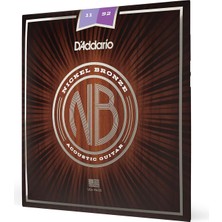 Delixa D'addario NB1152 Akustik Gitar Tel Seti, Nickel Bronze, Custom-Lite