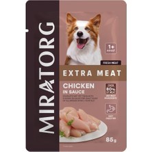 Delixa Miratorg Adult Gravy Tavuk Etli Köpek Yaş Maması 85 gr x 24 Adet