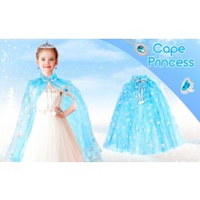 Kanonik Education Karlar Ülkesi Elsa Frozen Mavi Pelerin – 80 Cm Çocuk Pelerini