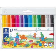 Delixa Staedtler 340 WP12 Noris Clup Jumbo Keçeli Kalem 3.0 mm 12'li