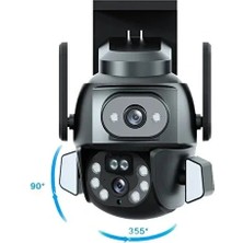 Epilons 3mp + 3mp Wi-Fi Ip Tf Kart Girişli Optik Zoom Kamera