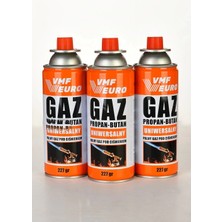 Epilons Remtas Vmf Eurogaz Kamp Ocak Gazı Valfli Kartuş 227GR - 3 Adet