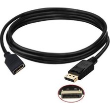 Delixa 2 Metre Displayport Uzatma Kablosu 2 Metre Dişi Erkek Displayport Uzatma Kablosu