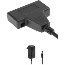Delixa USB 2.0 2.5 3.5 Inç Sata SSD HDD Hard Disk Dc Güç Çevirici Dönüştürücü Adaptör Kablosu ve Uyumlu Ada