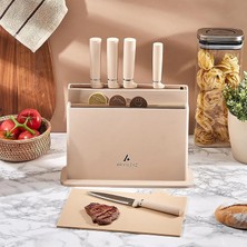 Delixa Ar Yıldız Kaizu 10 Parça Blok Bıçak ve Kesme Tahtası Seti