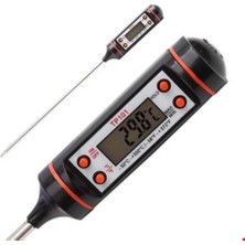 Delixa Gıda Termometresi Dijital Et ve Sıvı Termometresi Yemek Yoğurt Mayalama Pişme Seviyesi Ölçme Mutfak