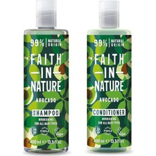 Delixa Faıth In Nature Avocado%99 Doğal Içerikli Şampuan + Saç Kremi 400ML