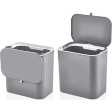 Pratik Kapaklı Dolap Içi Çöp Kovası 15 Litre, Hızlı ve Temiz Kullanım