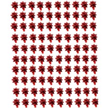 UltraMint Sevgililer Günü Hediye Paketi, Kırmızı Metalik Fiyonk Süslemeli