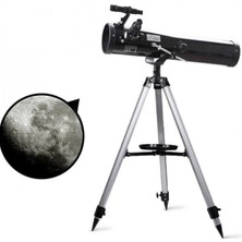 MiraLive 76 x 700 Profesyonel Aynalı Uzay Teleskopu Siyah