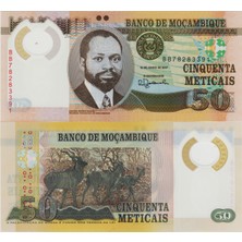 Banknoting Mozambik 50 Metıcaıs 2017