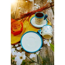 UltraMint El Yapımı Türk Kahvesi Fincan Takımı, 2 Kişilik, 90 Ml, Şık ve Zarif Tasarım