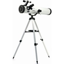 MiraLive 76 x 700 Profesyonel Aynalı Uzay Teleskopu Beyaz
