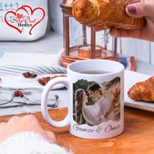 UltraMint Özel Tasarımlı Isimli Fotoğraflı Kupa Bardak Hediye