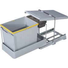 Pratik 16 Litre Raylı Dolap Içi Çöp Kutusu, Temiz ve Düzenli Saklama