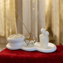 UltraMint Romantik Amber Oda Kokusu Seti, Asimetrik Sunum, Sevgililer Günü Hediye