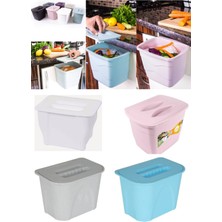 Pratik ve Şık 5l Kapaklı Askılı Dolap Içi Çöp Kovası