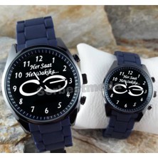 UltraMint Çift Saat Seti, Sevgililer Günü Romantizmi Için Şık ve Zarif Tasarım