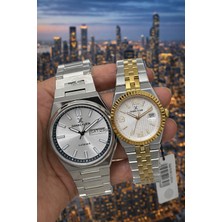 UltraMint Kadın ve Erkek Çelik Kol Saati, Çift Saat, Sevgili Hediye, 2 Yıl Garantili