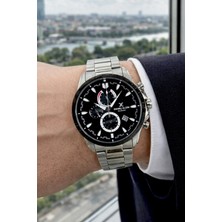 UltraMint Su Geçirmez Çelik Kordon Erkek Kol Saati Hediye Seçeneği