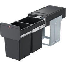 Çiftli 14 Litre Dolap Içi Çöp Kovası Seti, Pratik ve Şık Tasarım