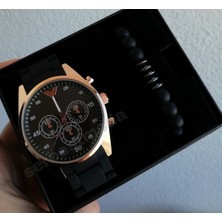 UltraMint Şık Erkek Bileklik ve Kol Saati Seti, Sevgili, Doğum Günü, Gün Hediye