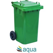 120 Lt Yeşil Çöp Konteyneri, Dayanıklı ve Şık Tasarımıyla Kullanım Kolaylığı Sağlar