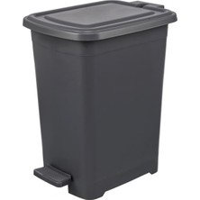 Şık Iç Kovalı Slim Pedallı 15 Litre Çöp Kovası