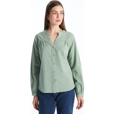 Lc Waikiki Yeni Sezon Kaçık Yaka Oversize Bluz