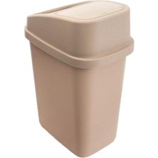 5 Lt Pratik Kapaklı Çöp Kutusu, Banyo, Mutfak ve Ofis Için Kullanışlı