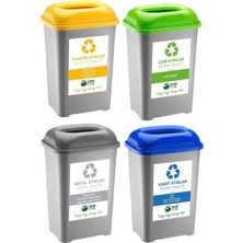 50 Lt Plastik Atık Kutusu, Geri Dönüşüm ve Sıfır Atık Çözümü