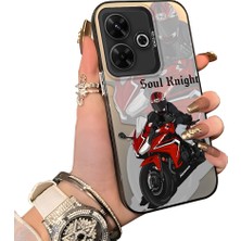 Ucuc Redmi 13 4g Uyumlu Silikon Kenar Sert Arka Anti Düşme Kılıfı Yarış Arabası Tarzı