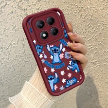 Ucuc Xiaomi Redmi Note 14 Pro Plus 5g Uyumlu Bordo Silikon Darbeye Dayanıklı Lens Korumalı Stitch Deseni Kılıf