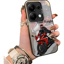 Ucuc Redmi Note 13 Pro 4g Uyumlu Silikon Kenar Sert Arka Anti Düşme Kılıfı Yarış Arabası Tarzı