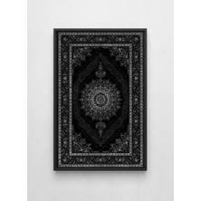 Lamazif 2pac Tipografik Müzik Temalı Siyah Çerçeveli Dekoratif Duvar Tablosu 50×70 cm