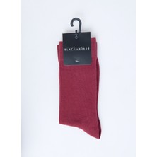 Black On Black Bordo Erkek Soket Çorap E-Soket