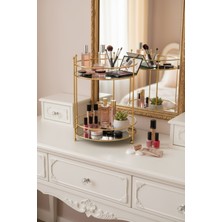 UltraMint Iki Katlı Ayna ile Şık ve Fonksiyonel Makyaj Organizeri