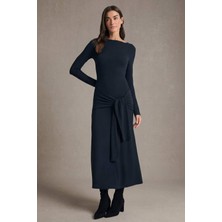 DeFacto Bodycon Vücudu Saran Penye Midi Elbise G7878AX26SP