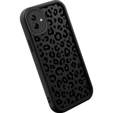 Ucuc Samsung Galaxy A04 Uyumlu Siyah Silikon Kılıf Darbeye Dayanıklı Lens Koruma Kaliteli Baskı