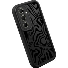 Ucuc Samsung Galaxy A35 Uyumlu Siyah Silikon Kılıf Darbeye Dayanıklı Lens Koruma Kaliteli Baskı