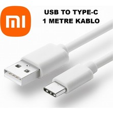 Day Xiaomi Type C USB Hızlı Şarj Kablosu Beyaz 1 Metre