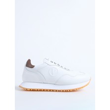 Valentino Beyaz - Kahverengi Erkek Sneaker Dred