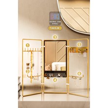 UltraMint Şık Takı ve Makyaj Organizeri, Çok Fonksiyonlu Dolap ve Askılık