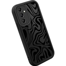 Ucuc Samsung Galaxy A14 Uyumlu Siyah Silikon Kılıf Darbeye Dayanıklı Lens Koruma Kaliteli Baskı