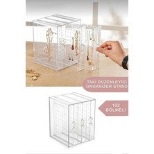 UltraMint Akrilik Çekmeceli Takı Düzenleyici Stand, Kolye ve Küpe Organizeri