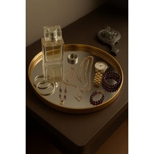 UltraMint Aynalı Takı Düzenleyici ve Sunum Tepsisi, 24X2 Cm, Şık ve Kullanışlı