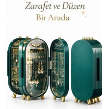 UltraMint Pratik Katlanabilir Aynalı ve Ayaklı Takı Düzenleyici