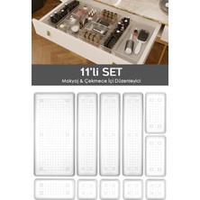 UltraMint 11'li Çok Amaçlı Çekmece Organizer, Kozmetik ve Takı Düzenleyici