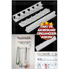 UltraMint 9 Parça Takı Organizatör Seti – Kolye, Küpe, Yüzük ve Bileklik Askısı