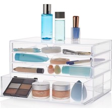 UltraMint Şık 4 Çekmeceli Çok Fonksiyonlu Makyaj Organizeri